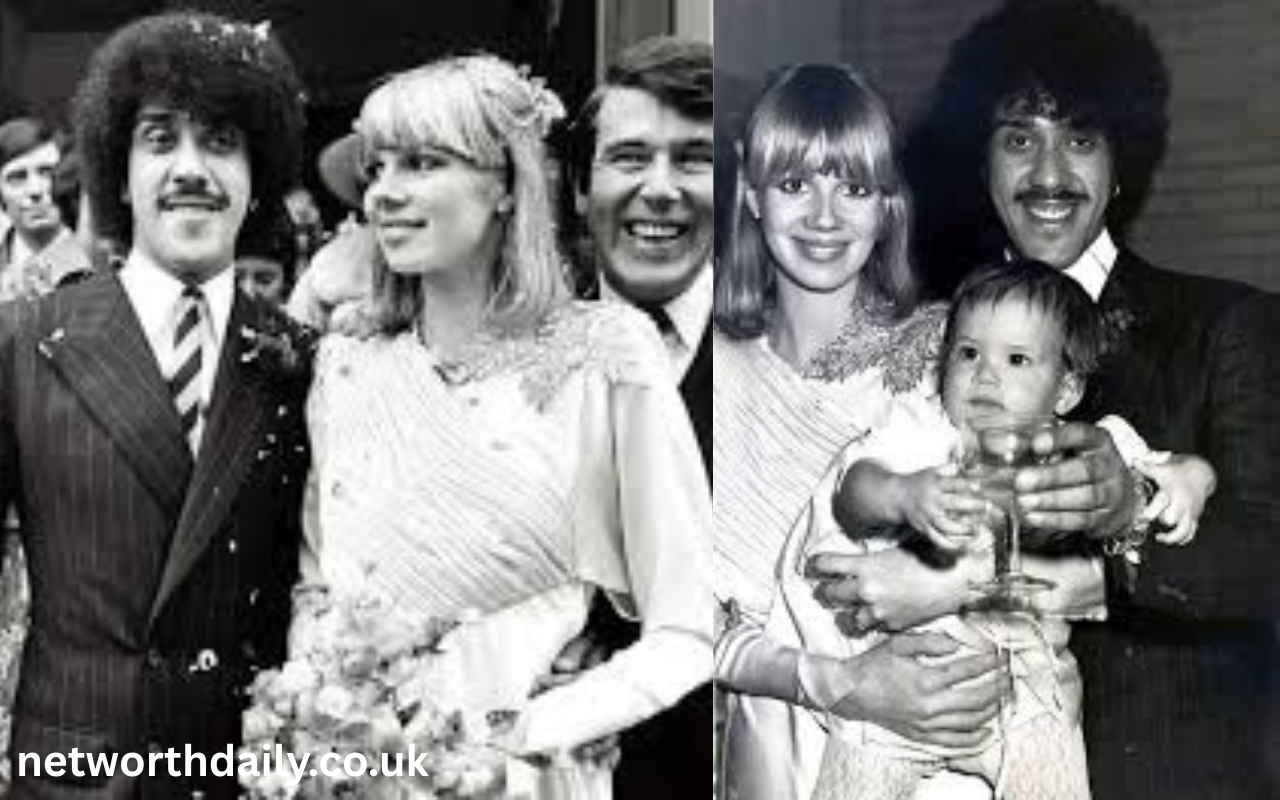 Caroline Crowther and Phil Lynott