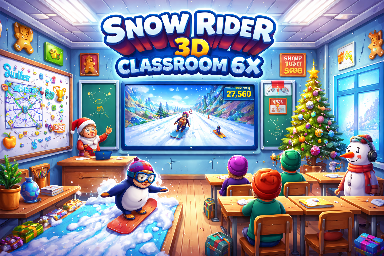 Snow Rider 3D Classroom 6x
