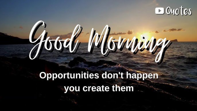 Goodmorning or Good Morning