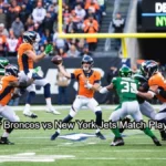 Denver Broncos vs New York Jets Match Player Stats