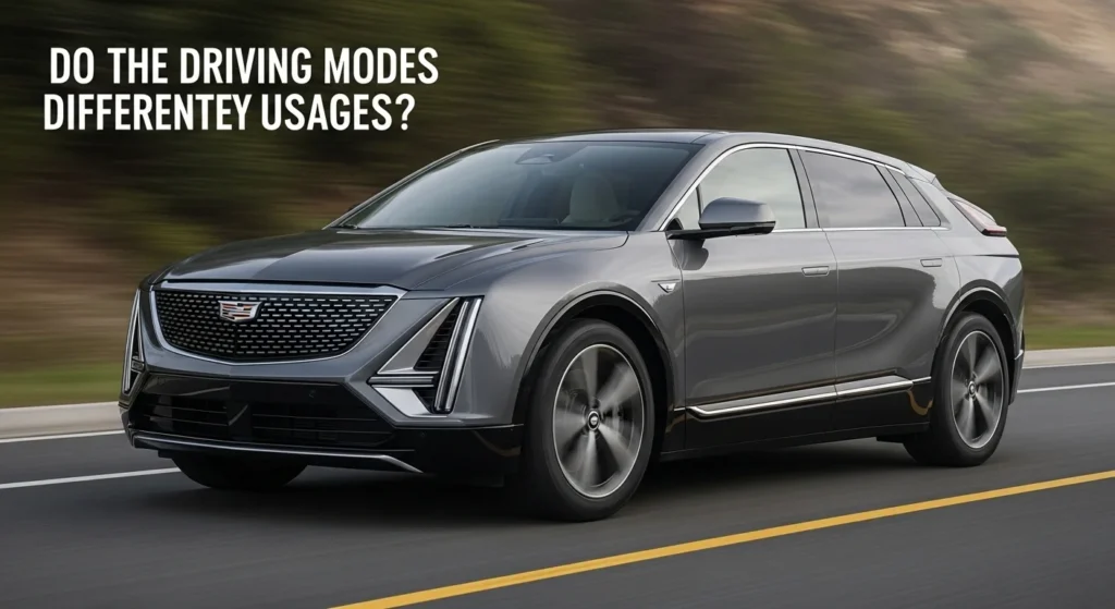 Do the Driving Modes in Cadillac Lyriq Offer Different Ranges or Battery Usages